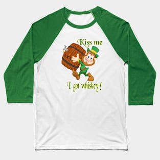 Leprechaun drinking Baseball T-Shirt